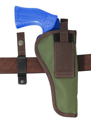New Barsony Woodland Green 360Carry 8 Option OWB C/D Holster for 6'' Revolvers