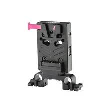 Nitze V Mount Battery Plate, V Mount Plate with 15mm Rod Clamp, 8V/3A DC, 14....