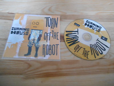 CD Pop Burning House - Turn Off The Robot (3 Song) Promo NAIVE AUDIO KITCHEN