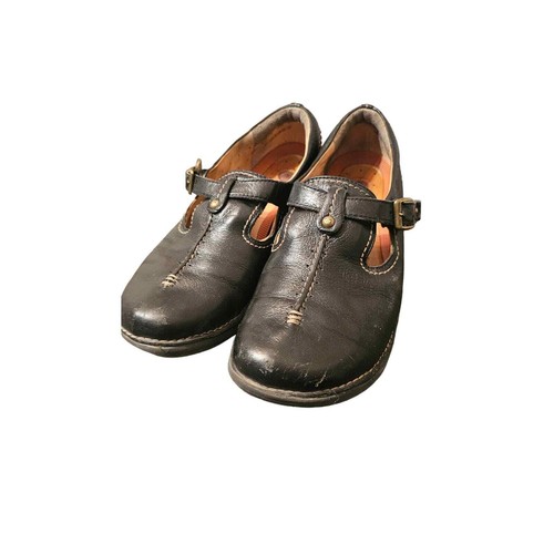 Clarks Unstructured Un.poem Mary Jane Black Leather MOC Shoes Size 8 - 第 1/6 張圖片