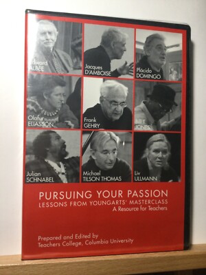 Pursuing Your Passion: Lessons From Youngarts Masterclass (DVD, 2 Disc Set)