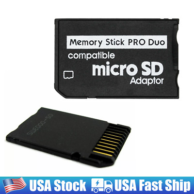Micro SD SDHC TF to Memory Stick MS Pro Duo PSP Adapter For Sony and PSP Series
