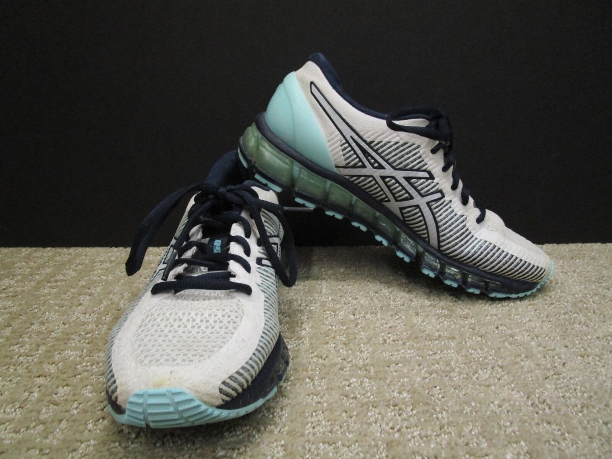 ASICS Shoes Women White Aqua Gel Quantum 360 CM Running