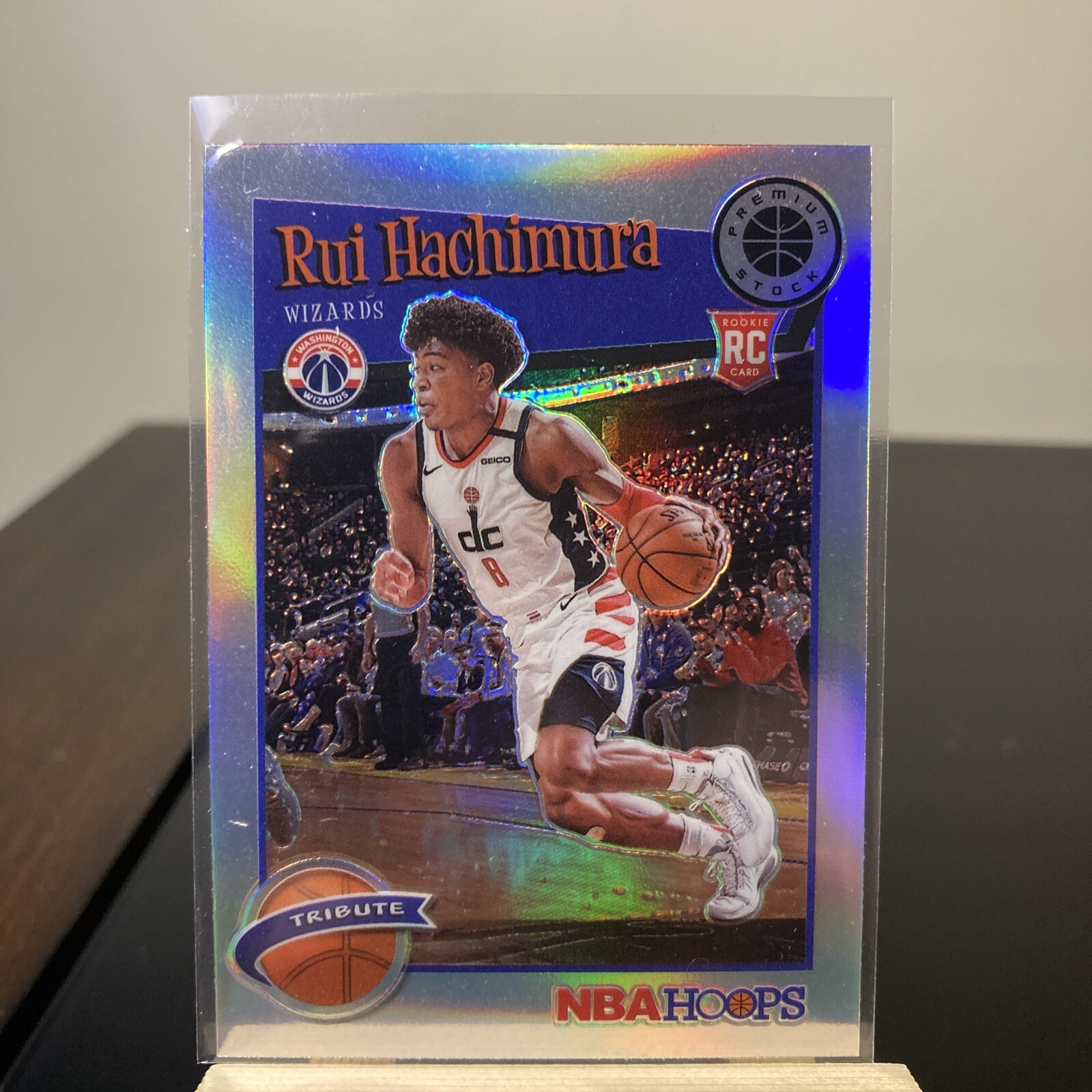 Rui Hachimura Rookie 2019-20 Hoops Premium Stock Silver Prizm