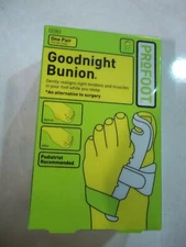 1 PAIRS PROFOOT GoodNight Adjustable Bunion Regulator Adjust Toe Pain Relief