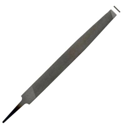 Mill Bastard Hand File, 6''- Metalworking, Woodworking, Rectangular, Tapers