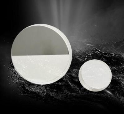 Silver-Coated Reflective Flat Mirror Optical Glass Lens 25.4mm/50.8mm Silver