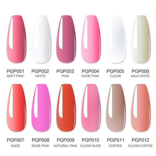 Poly Builder Gel Acrylic Nail Extension UV LED DIY Polygel 15g 12 Colours MOBRAY - Picture 2 of 27