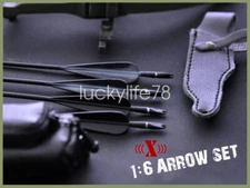 12" Action Figure Doll Weapon Model X-TOYS 1:6 Bow Arrow Set+Knife