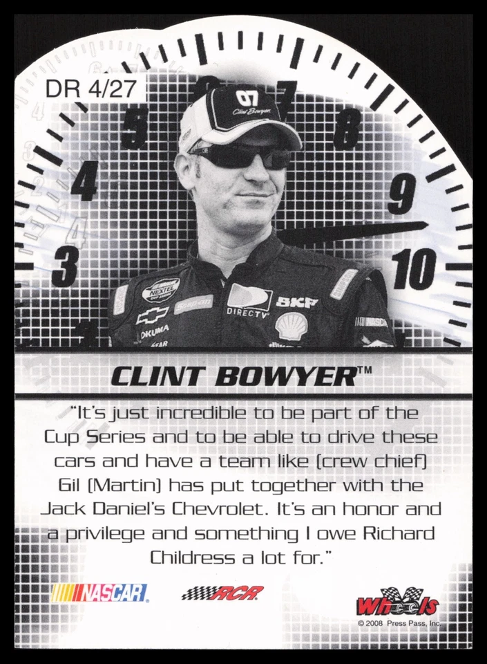 2008 Wheels High Gear Driven #DR4 Clint Bowyer - Image 2 of 2