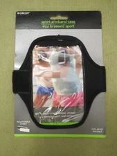 Sport Armband Case by E-CIRCUIT Adjustable Strap Black NEW, UNUSED