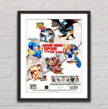 Capcom Mega Man X PSP Classics Collection Glossy Poster Print 18" x 24" G0372
