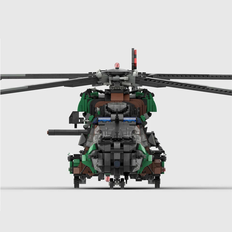 MOC: NH-90 Tactical Transport Helicopter with Rotor System 2515 Pieces DIY - Image 4 of 4