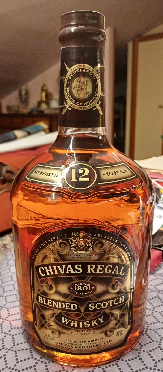 CHIVAS REGAL BLENDED SCOTCH WHISKY 12 ANNI 1 GALLON 3,78 L. 40 