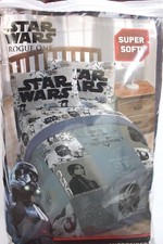 Star Wars Rouge One Microfiber Comforter Size Twin Multicolor NWT