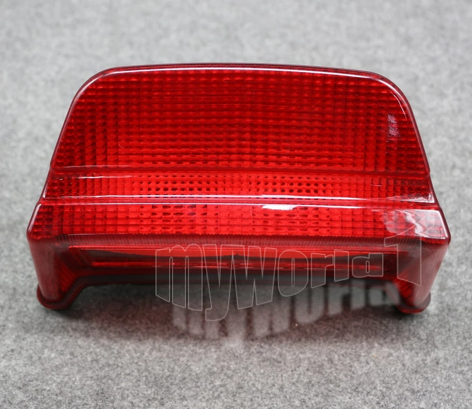 Carcasa de cubierta de luz trasera apta para lente roja Kawasaki ZRX400 ZRX1100 ZRX1200 ZRX1300 Foto 4 de 4