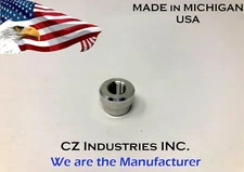 1/8 NPT ALUMINUM FEMALE WELD ON / WELD IN FLANGE FITTING BUNG, 1/8"-27  QTY:1