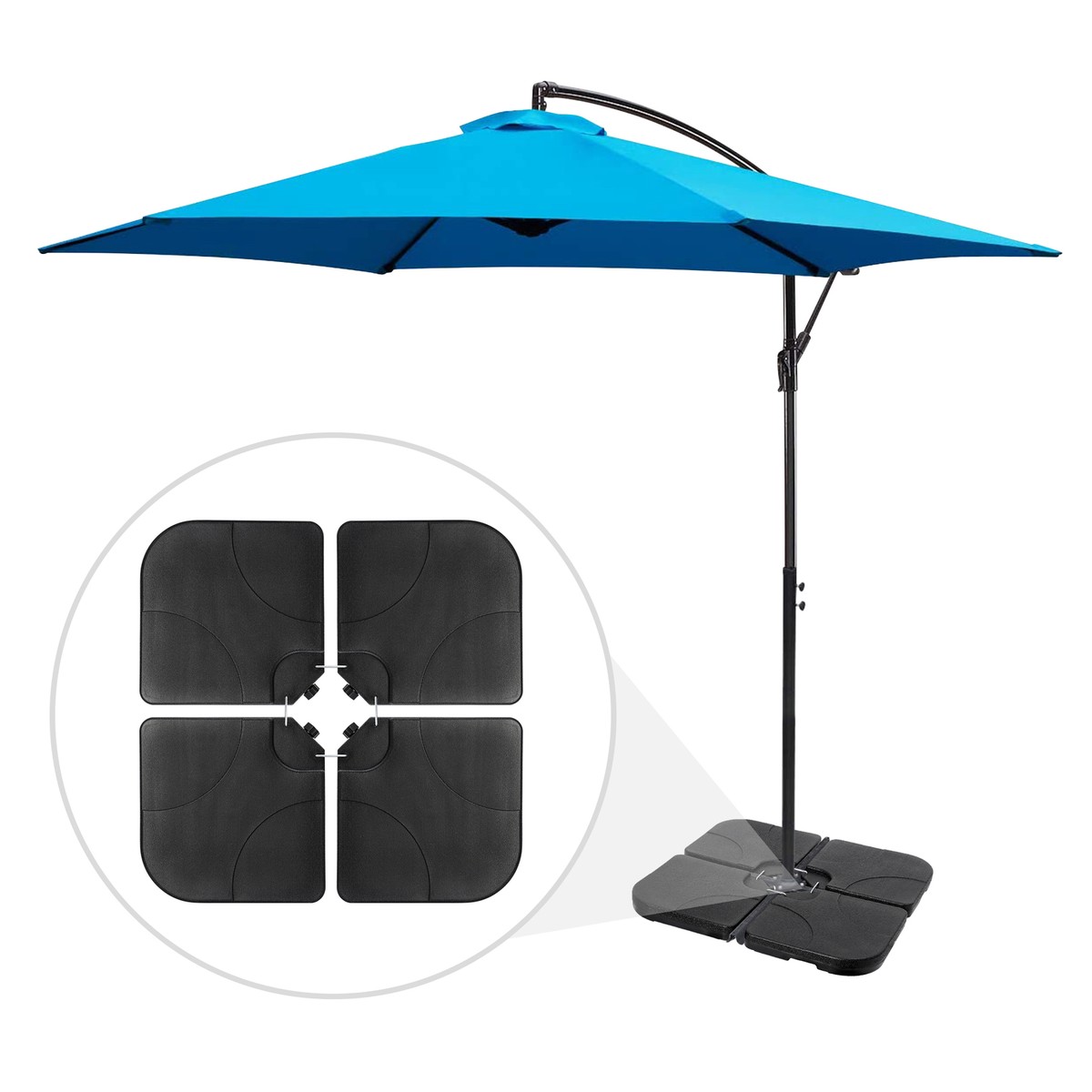 11 foot offset patio umbrella cover Red 11ft Cantilever Umbrella Replacement Canopy  Covered Living