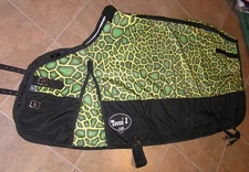 NEW TOUGH 1 TURNOUT RAIN SHEET BLANKET 600D RIP-STOP BRIGHT TURTLE PRINT SZ 69