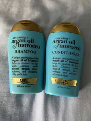 OGX Renewing + Argan Oil of Morocco Shampoo & Conditioner Set 3 fl oz each
