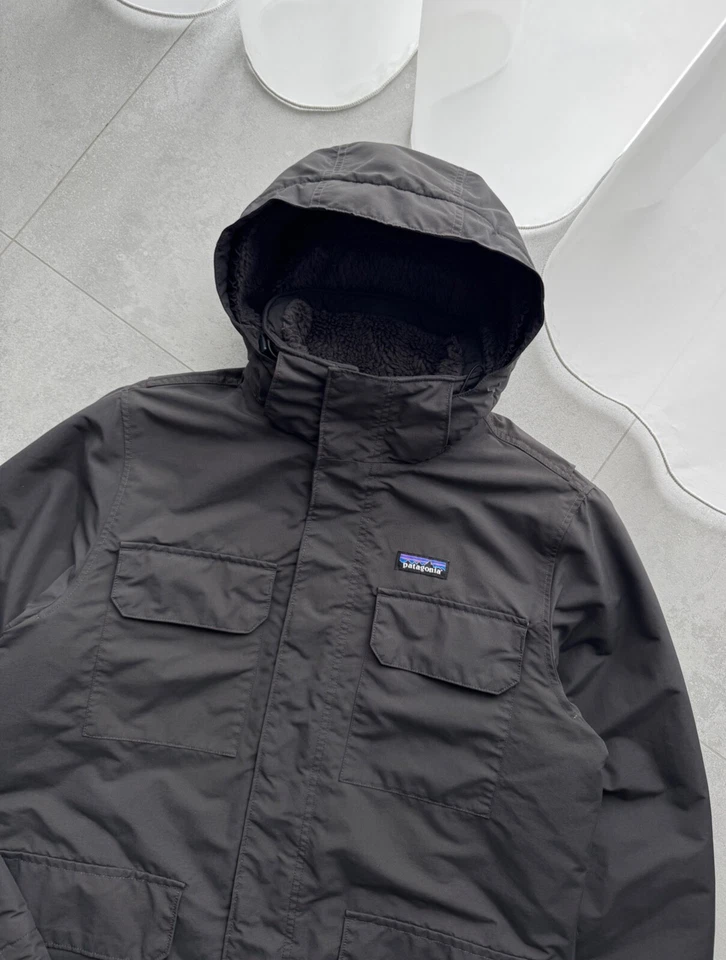 Men's PATAGONIA Isthmus Parka Insulated Jacket Fleece Lined RARE Size M - Image 3 of 4