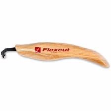 Flexcut Right-Handed Scorp, Gouge for Carving, 1/8 Inch (KN21)