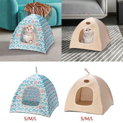 Katzenzelt Bequem Ruhe und Spiel Hundehütte für Outdoor Zuhause Kleine Hunde