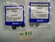Silvent 5 x Ventilknapp 400c 5 x Ventilbricka 400c  Air Gun Parts New