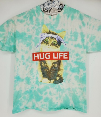 DOM Shirt Mens Large Hug Life Kitten 