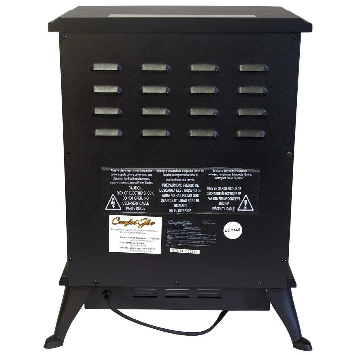 Comfort Glow ES4195 u0026#034;The Sanfordu0026#034;™ Electric Stove | eBay
