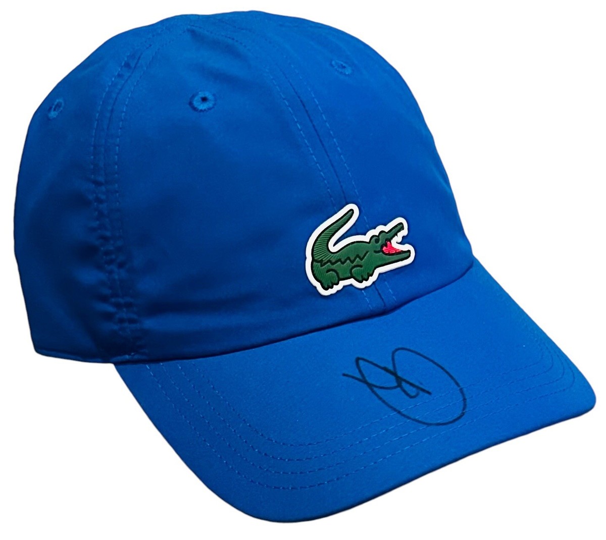 Novak Djokovic Signed Lacoste Tennis Hat 24x Grand Slam Champion  Autographed BAS