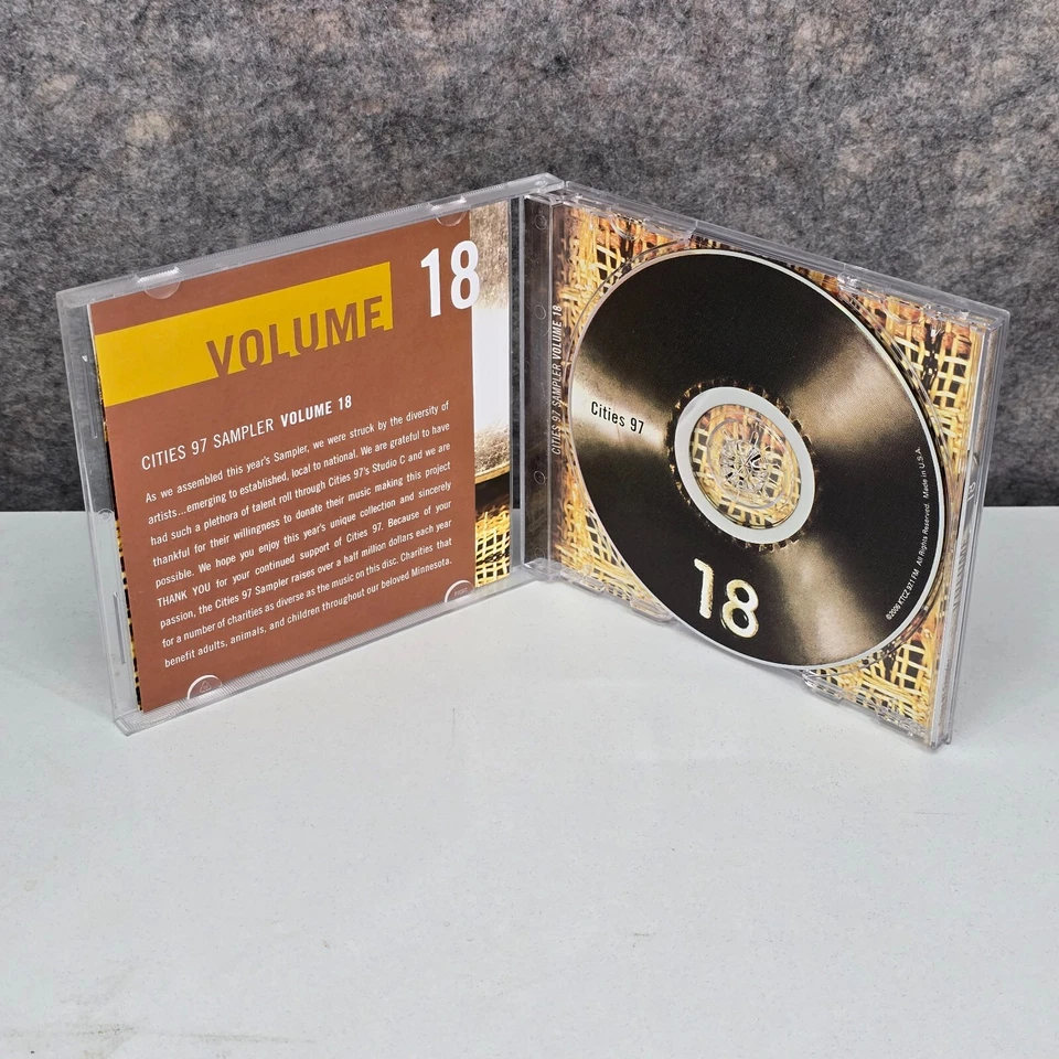 Cities 97 Sampler Vol. 18 - Various Artists - Music CD - 2006 - NM Foto 3 de 3