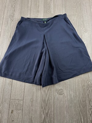 Lauren Ralph Lauren Dress Shorts Navy Size 14 Womens Loose fit shorts