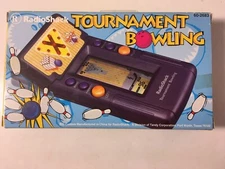 Radio Shack Ten Pin Tournament Bowling Tabletop Electronic Game W/Box Used Works