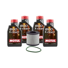 4L Motul 8100 X-CLEAN + 5W30 Wix XP Filter Motor Oil Change Kit API SN/CF