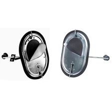 CJ Classic Trucks Kick Panel Air Vent Door Pair Chevrolet C10 1967-1972