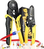 AderendhüLsenzange Set Sechskant Abisolierzange 0,25-6Mm² FüR AderendhüLsen