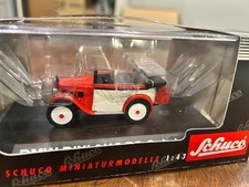 1:43 Scale Schuco BMW Dixi 3/15 PS Cabriolet Red/White (LWSW)