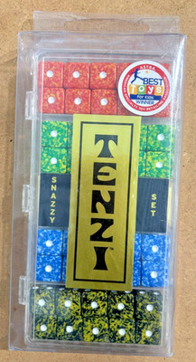 Tenzi Tropi-Colors Dice Game Set New in Package Colorful Dice 2 4 Players