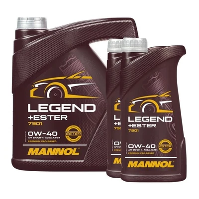 Mannol Legend + Ester 0W-40 Moteur, BMW LL-04, Chrysler MS-10725, 6 Litre - Photo 1/4