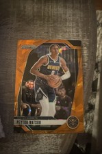 2024-25 Panini Prizm - Peyton Watson #133 Orange Ice Prizm
