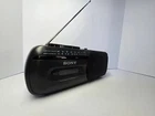 Vintage Sony CFM-155 AM/FM Radio Cassette-Corder Boombox Portable Tested