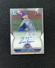 2023 Topps Bowman Draft Chrome #CDA-ZT Zach Thornton 1st Auto Mets QI95