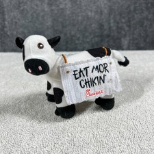 Chick-Fil-A Eat Mor Chikin Promo Advertising Cow Plush Stuffed Mini