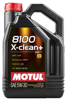 Motul 109220 5W-30 8100 X-Clean+ Motoröl 5L für VW