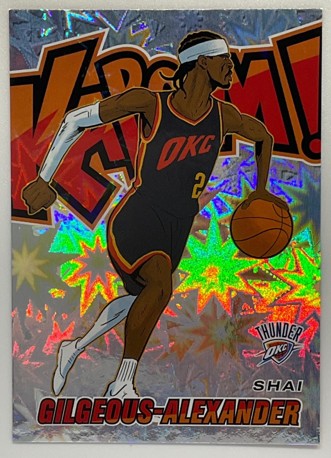 2024 Panini Revolution Shai Gilgeous-Alexander Kaboom-Vertical Thunder
