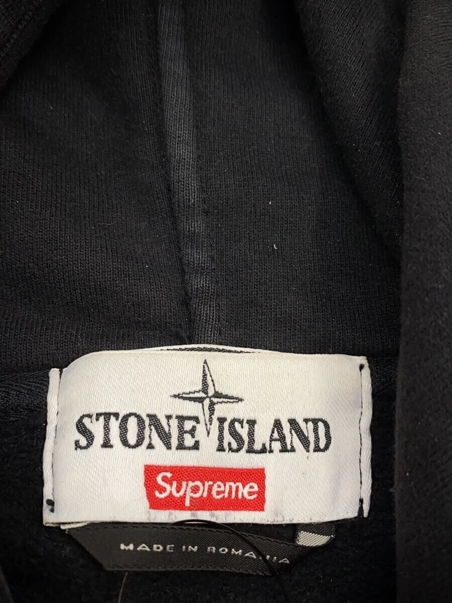 Felpa con cappuccio Supreme × STONE ISLAND nera S usata