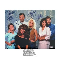 Married With Children Autographed Cast Signed 10x13 Photo - PSA/DNA LOA