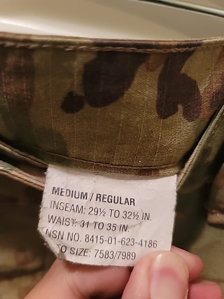 Pantalon Militaire Régulier Scorpion W2 OCP Multicam - Coton/nylon, Occasion En Bon état