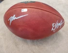 NFL The Duke Football Dj Moore And Deandre Swift Signed  Rookie Premier Used